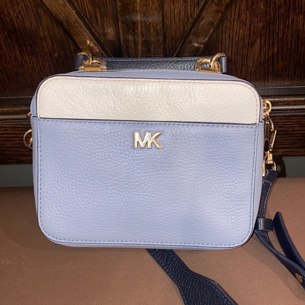 Blue Michael Kors purse